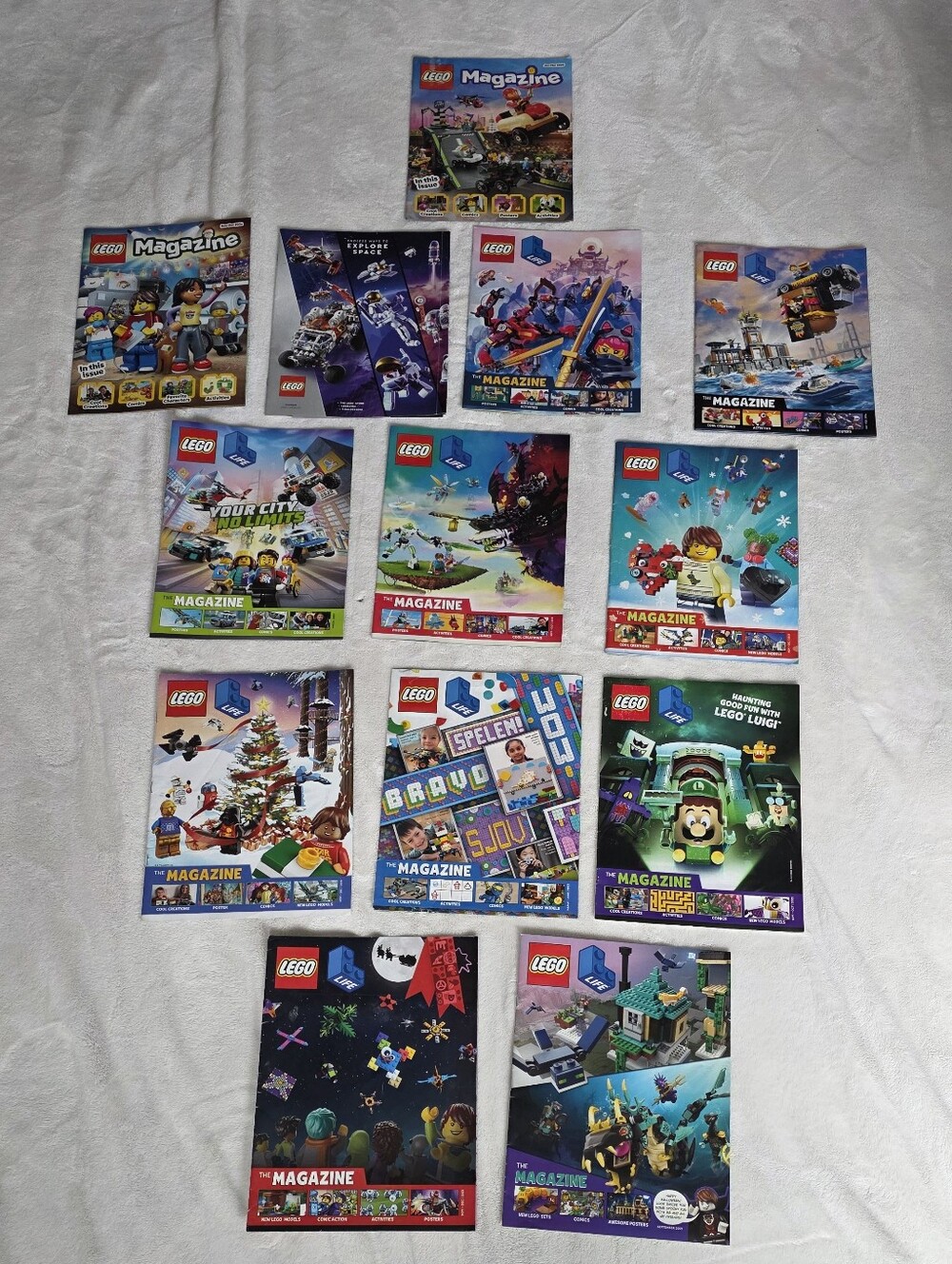 Lego Life Magazine Mixed Collection 2021-2025 Lot Of 13